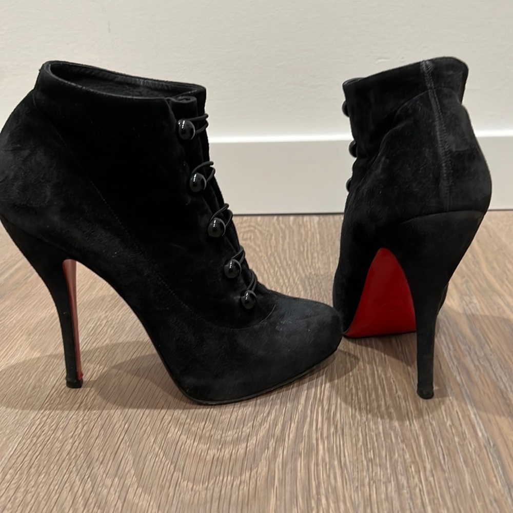 COPY - Christian louboutin  velvet booties